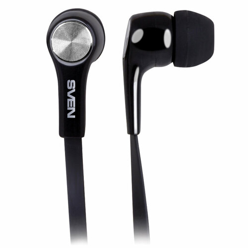 Наушники с микрофоном гарнитура SVEN E-210M проводные 12 м вкладыши черный SV-015732 упаковка 2 шт 391000₽