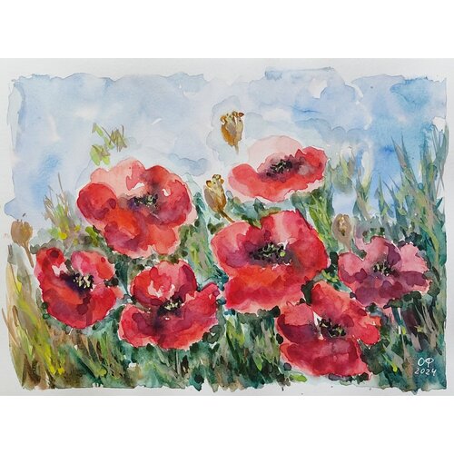 Картина акварелью 