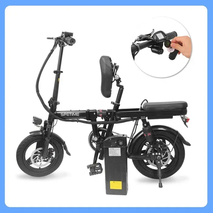Электровелосипед Spetime E-Bike S6 Pro Black RU