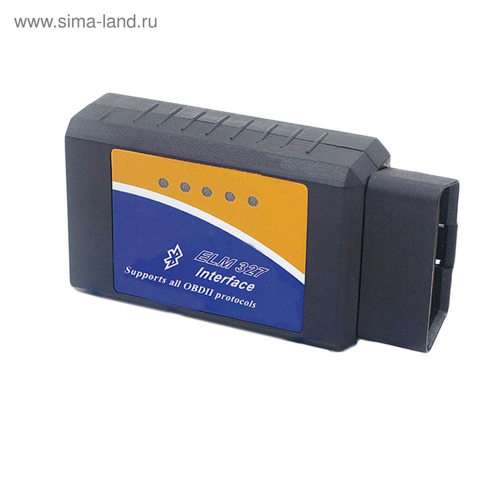 Адаптер для диагностики авто ELM327 OBD II, Bluetooth, AD-1, версия 2.1 (1шт.)