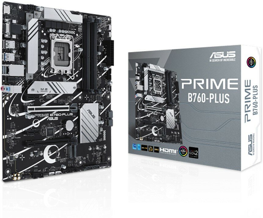 Материнская плата ASUS PRIME B760-PLUS /LGA1700, B760, USB 3.2 GEN 2X2, AURA, MB