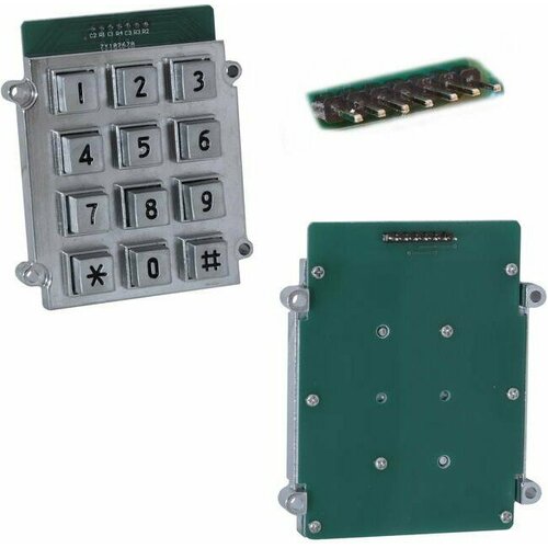 RPZ01-12-RM pin Клавиатура цифровая антивандальная влагозащищённая RPZ01-12-RM pin цинковое покрытие 822000₽