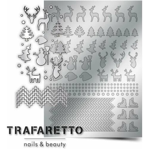 GRATTOL Металлизированные наклейки Серебро Арт W-03 499₽