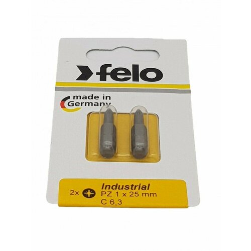 Felo Бита крестовая PZ 1X25 серия Industrial 2 шт в блистере 02101036 02101036 68 шт 32300₽