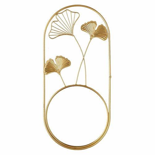 Зеркало с декором Mirror ginkgo, 21х50 см