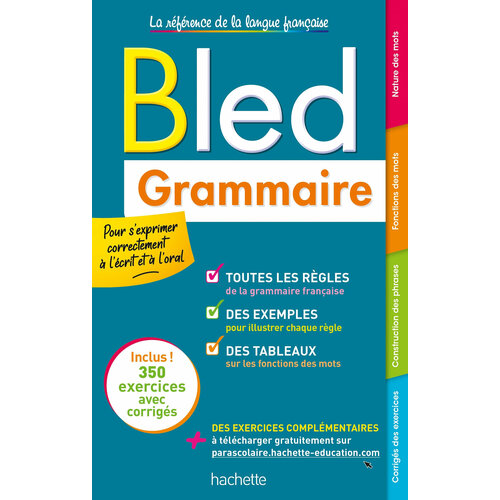 Bled Grammaire / Книга на Французском outils outil de dépose des bornes kit d extraction de broches de connecteurs à sertir pour câblage électrique de voi