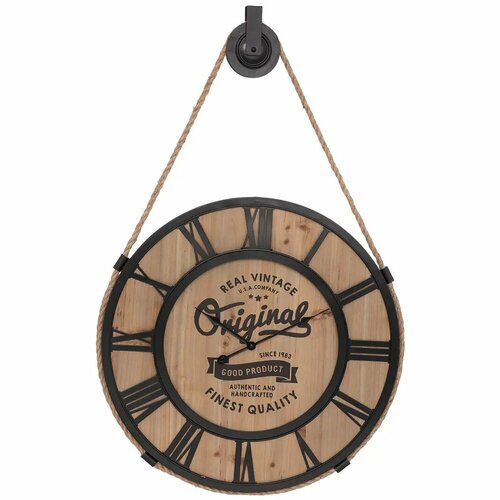 Часы настенные Atmosphera Pouli круглые металл цвет коричневый бесшумные 58 см 5523₽