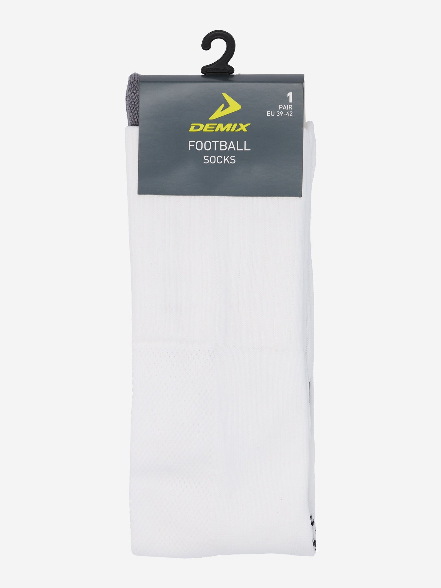 Гетры футбольные Demix, размер 39-42, белый — фото 1