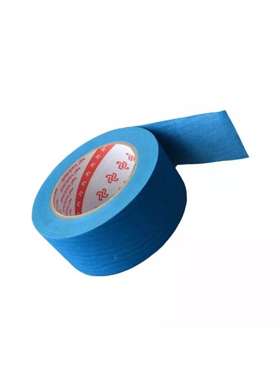 фото Синий скотч для 3D печати 50 метров 50мм