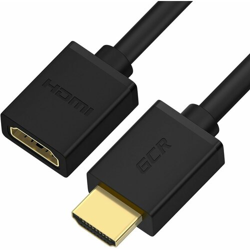 Кабель удлинительный HDMI - HDMI, 2м, Greenconnect (GCR-HMFR6-BB3S-2m)