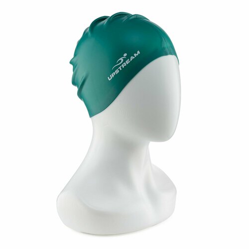 Шапочка для плавания детская для бассейна UPSTREAM, силикон
