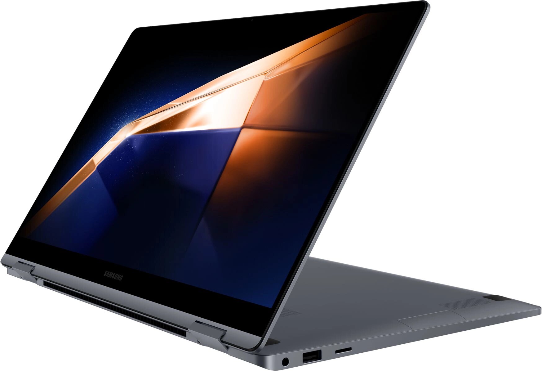 Ноутбук Samsung Galaxy Book 4 360 NP750 Core 5 120U 16Gb SSD512Gb Win 11 Home Eng. (только англ. клавиатура) grey (NP750QGK-KG1IN)