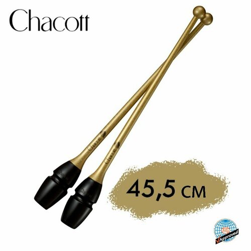 Булавы CHACOTT 45,5см Hi-Grip с улучшенным захватом (199) Золотой FIG золотистый, золотой