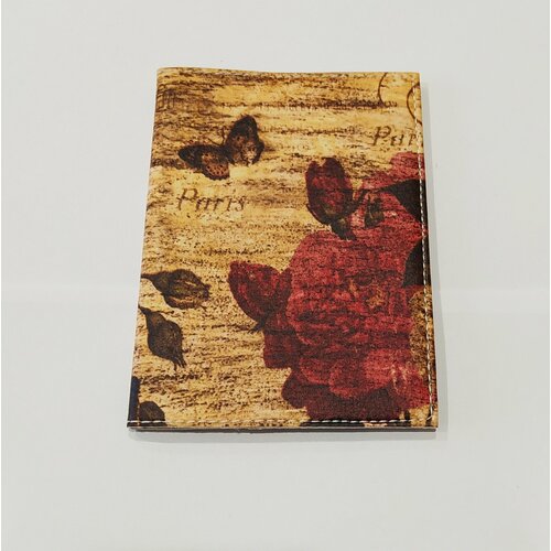 Документница для паспорта роза шебби-шик