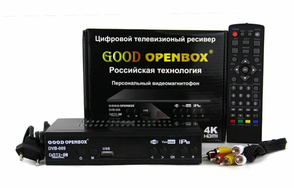 ТВ-тюнер Openbox DVB-009 черный .