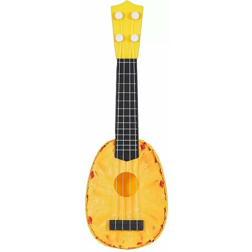 Игрушка музыкальная Гитара ананас 77-06B2 имитация безопасного взаимодействия родителей и детей электрическая музыка светильник легкая гитара музыкальная гитара игрушка детски
