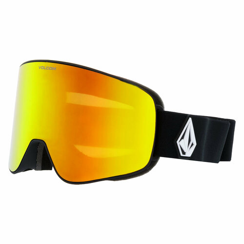 Очки горнолыжные Volcom Odyssey Matte Black Red Chrome Lens/Yellow Bonus Lens