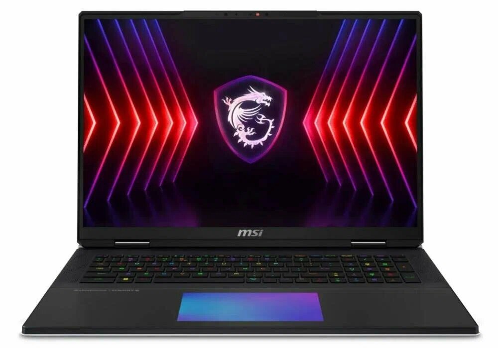 MSI Ноутбук MSI Titan 18 HX A14VIG-211RU Core i9 14900HX 64Gb SSD3Tb NVIDIA GeForce RTX4090 16Gb 18" IPS UHD+ (3840x2400) Windows 11 Home black WiFi BT Cam (9S7-182221-211)