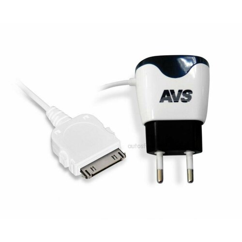 AVS A78031S Зарядное устройство сетевое AVS для iphone 4 TIP-411 зарядное устройство для акб avs bt 6020 7 a 6 12 в