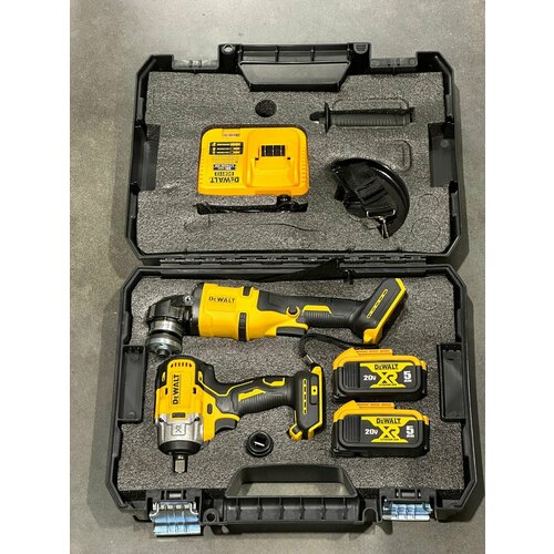 Аккумуляторный набор УШМ и Гайковерт 11000₽