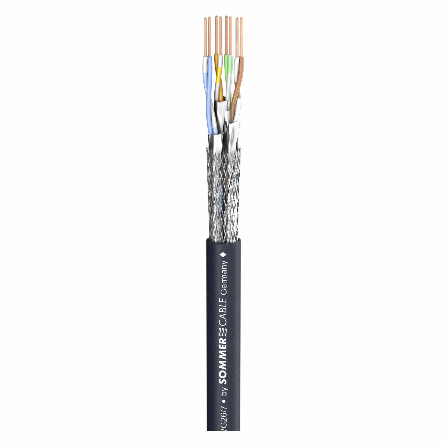 фото Кабель витая пара в нарезку Sommer Cable 580-0401 SC-Mercator CAT.6a, 1 м