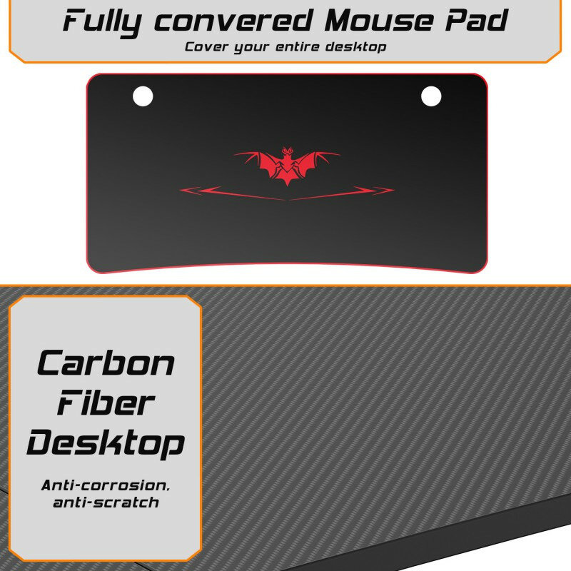 Стол для компьютера Eureka ERK-GIP-P47B — фото 1