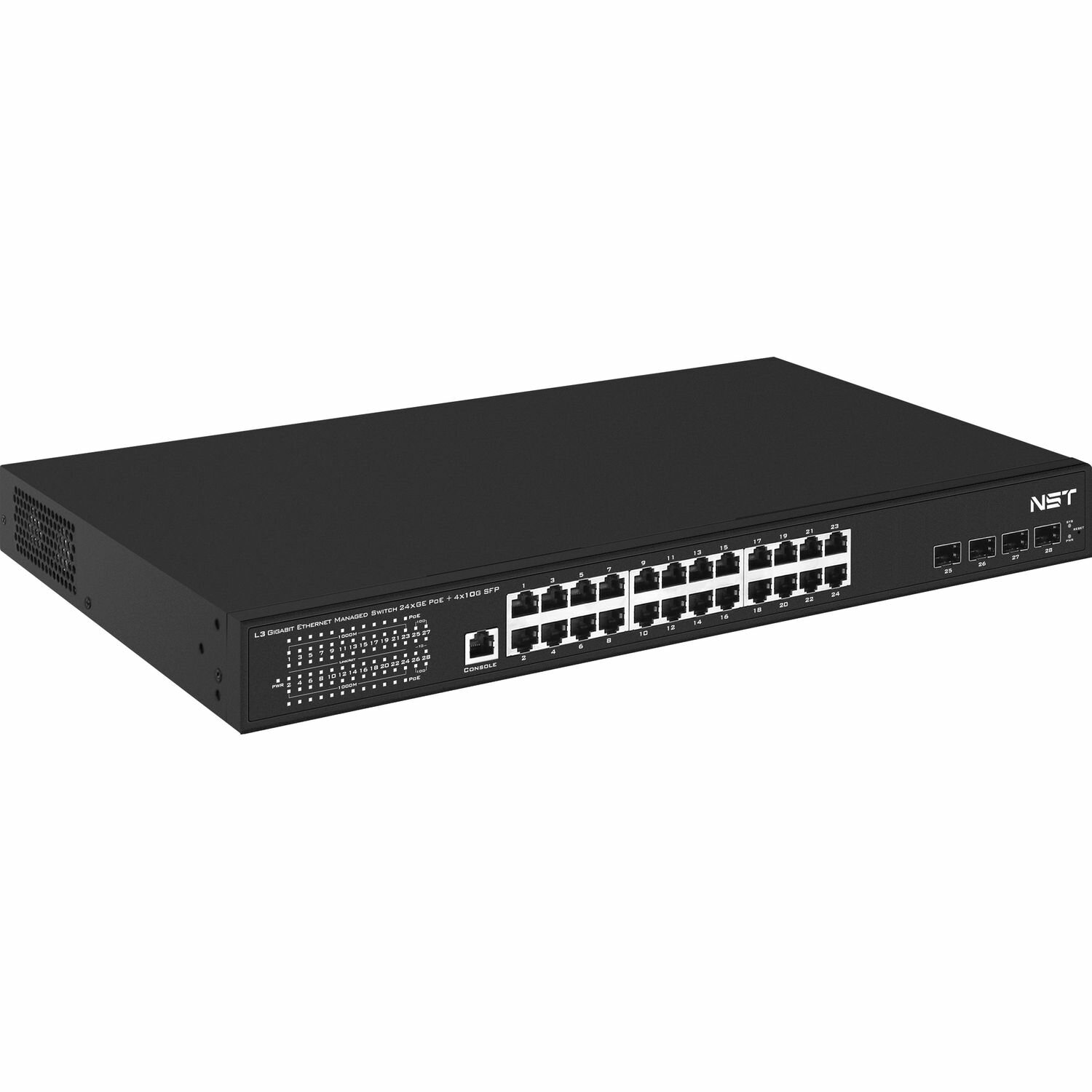 PoE-коммутатор управляемый NST L3 (NS-SW-24G4G10-PL)