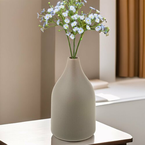 Ваза для цветов и сухоцветов керамическая декоративная интерьерная D11xН195 см 689₽