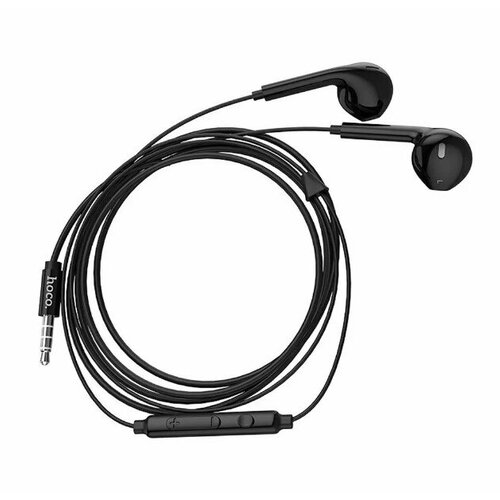 Наушники HOCO M55 Memory Sound 35мм вкладыши громкость - 12м черный 600₽