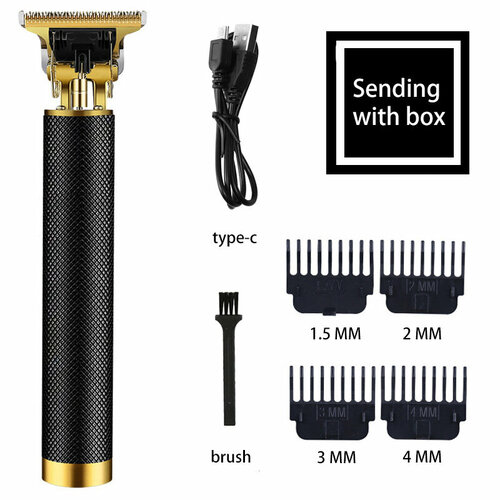 Электрическая машинка для стрижки волос цвет черный с возможностью прямой зарядки 62200₽