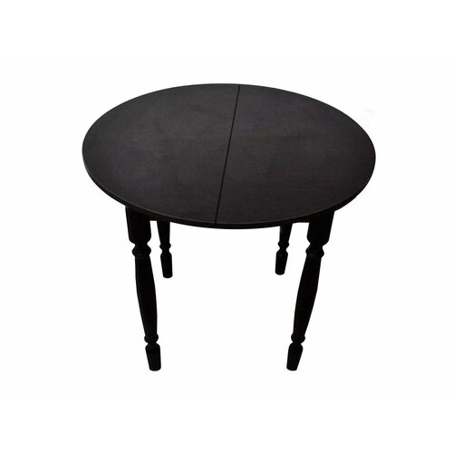 Стол круглый раздвижной СМ ДСП венге