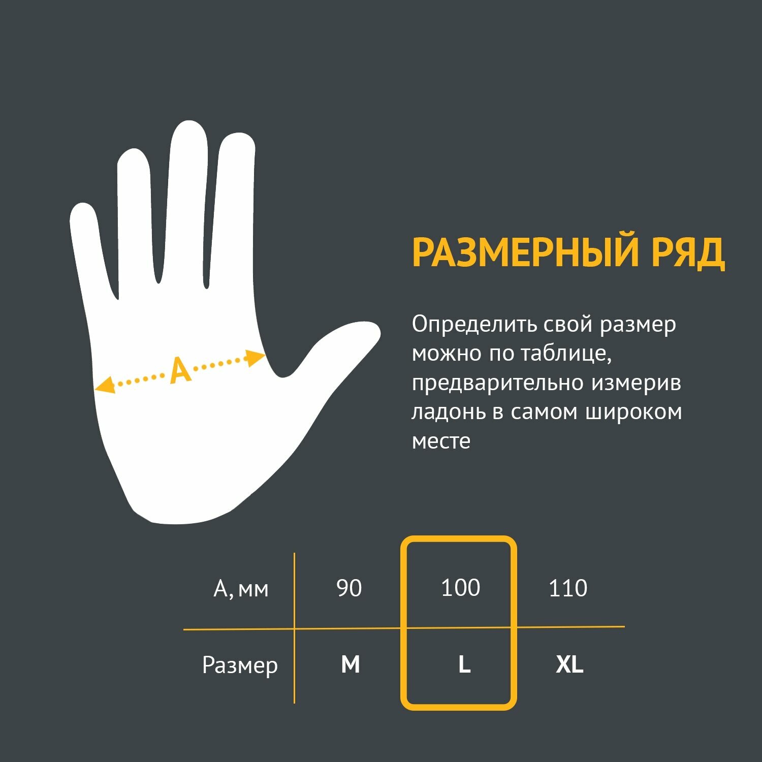 фото RUNTEC RT-GLVS-M Перчатки Tenacity нитриловые высокопрочные, размер M (50 пар)