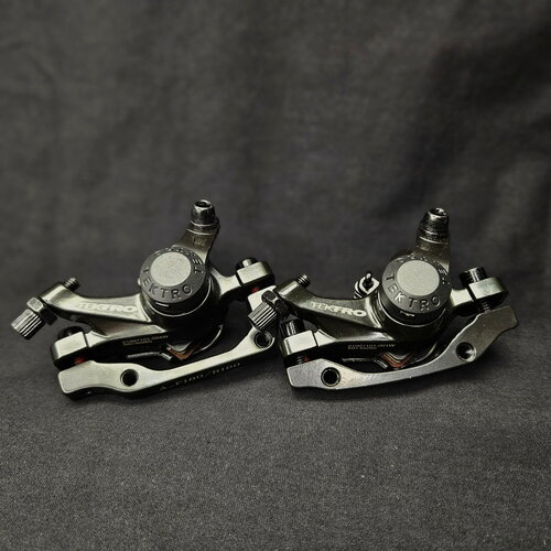 Изображение товара Комплект тормозов (передний и задний) Tektro MD-M280, дисковые механические, 2 штуки в комплекте, черные