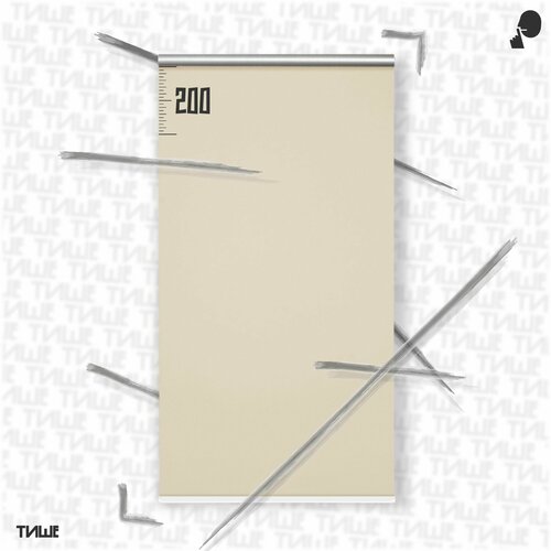 Рулонная штора/жалюзи Блэкаут Кремово-бежевый 44x200