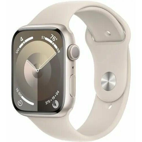 Умные часы Apple Watch S9 45mm Starlight Бежевые 4594000₽