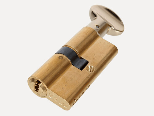 Изображение товара Цилиндровый механизм KALE KILITс вертушкой 164 SM/62мм (26+10+26) латунь 5 ключей