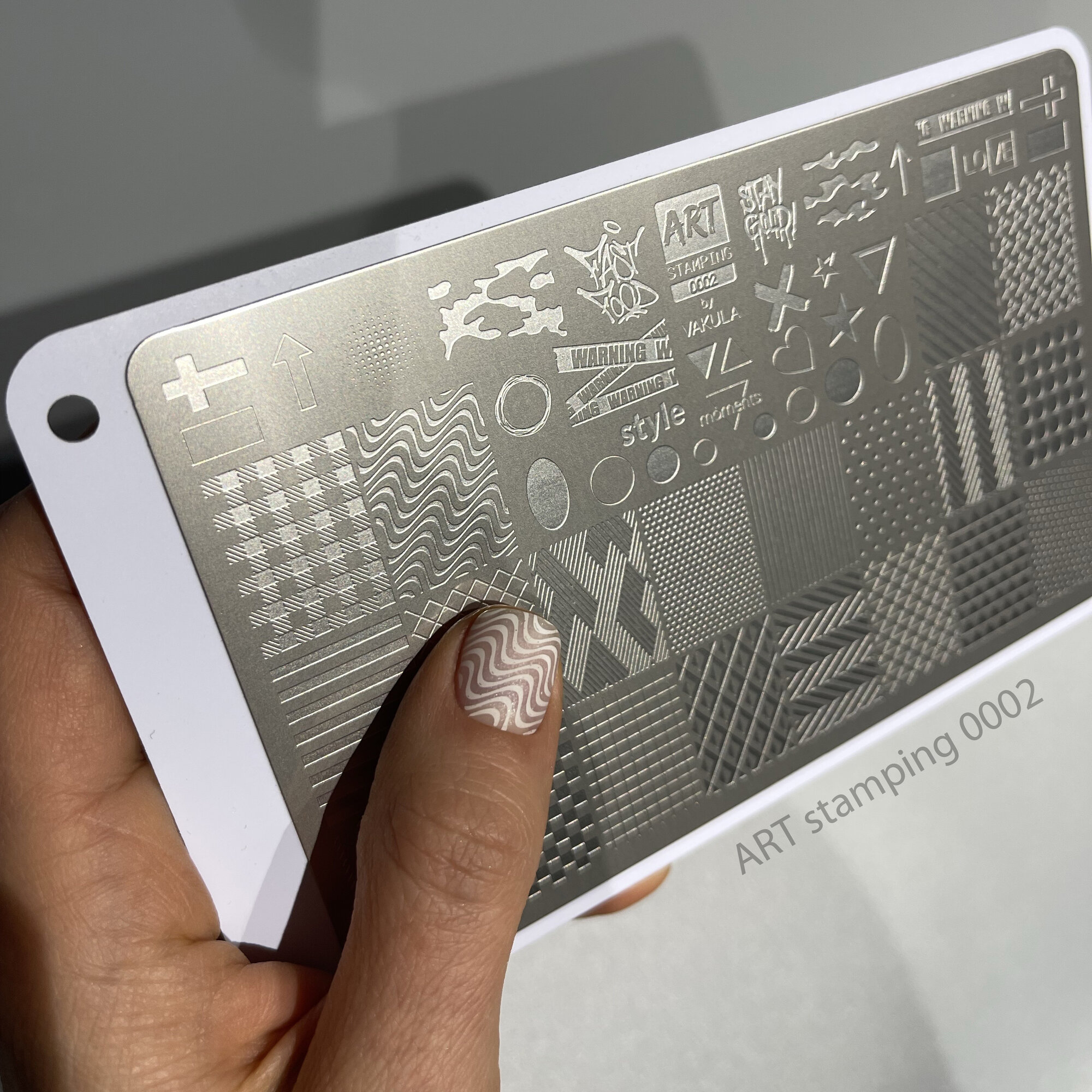 ART Stamping Матовая пластина для стемпинга 02 — фото 1