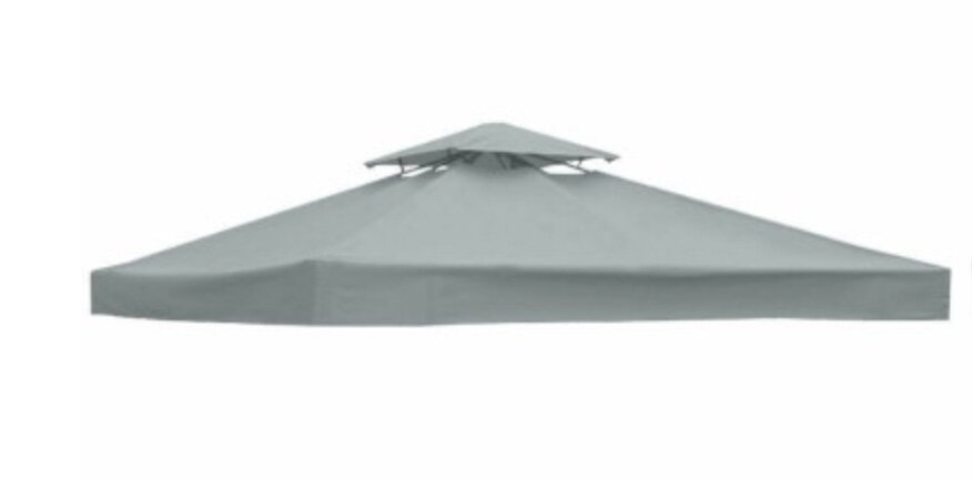 фото Тент, полиэстер, водонепроницаемый, серый