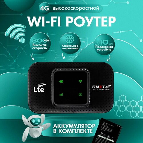 WI-FI роутер модем с сим картой 4G переносной 1990₽