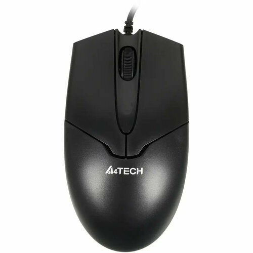 Мышь A4 V-Track Padless OP-550NU оптическая тип соединения проводная сенсор 1000dpi количество кнопок 3 колесо прокрутки интерфейс USB 975₽