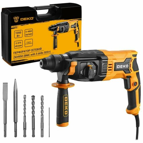 Перфоратор DEKO ZKH950 1050Вт 32Дж 083-1005 6164₽