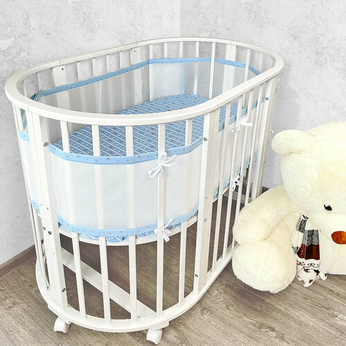 Безопасные дышащие бортики в кроватку/комплект бортиков