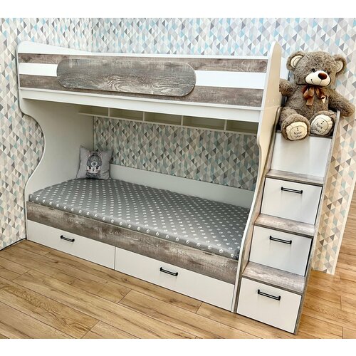 Кровать 2-х ярусная Гранд (правая/левая) 190х90