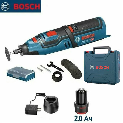 Аккумуляторный гравер BOSCH GRO 12V-35 12В 1 АКБх2Ah ЗУ кейс 20890₽