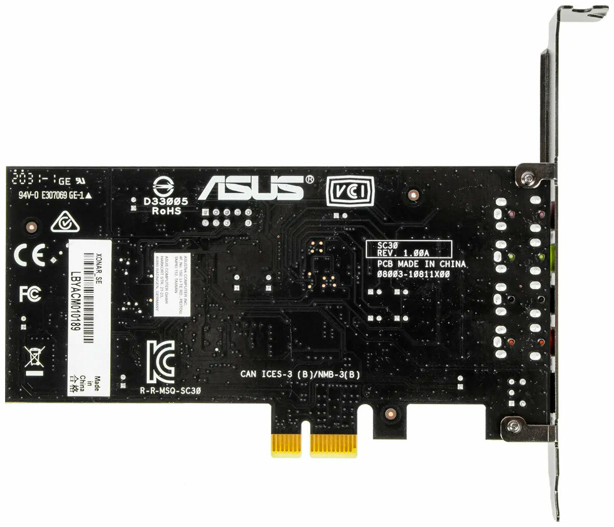 Звуковая карта Asus Xonar SE (90YA00T0-M0UA00) - фото №14