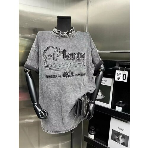 фото Футболка, размер one size, серый avershop