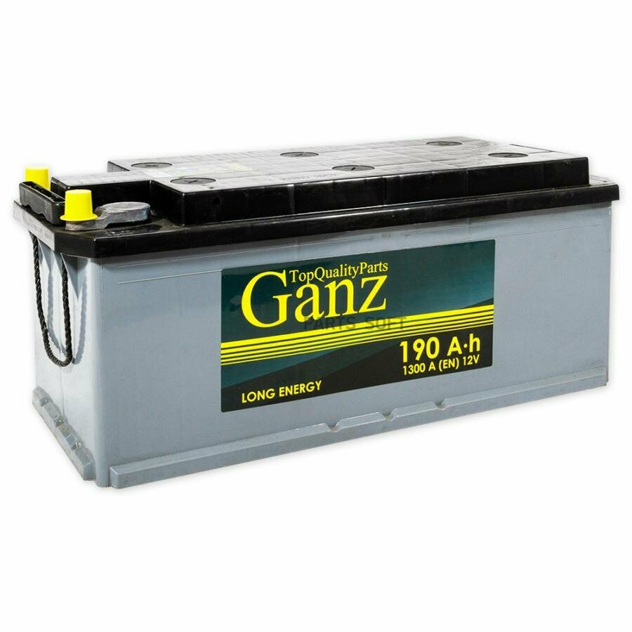 Аккумулятор GANZ Standart 190 А/ч L+(3) 514x218x210 B EN 1300 А GANZ / арт. GA1903 - (1 шт)