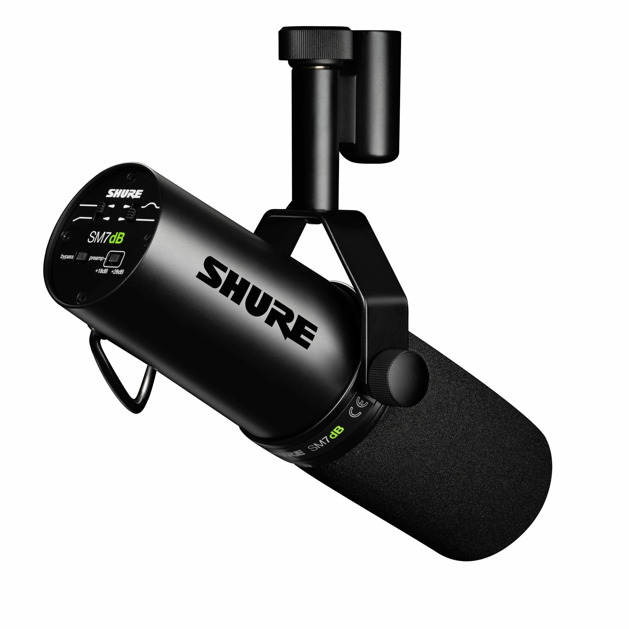 Shure Микрофон для подкастов SM7db, черный — фото 1