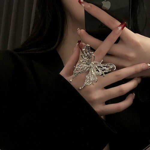 Кольцо-кулон, серебряный