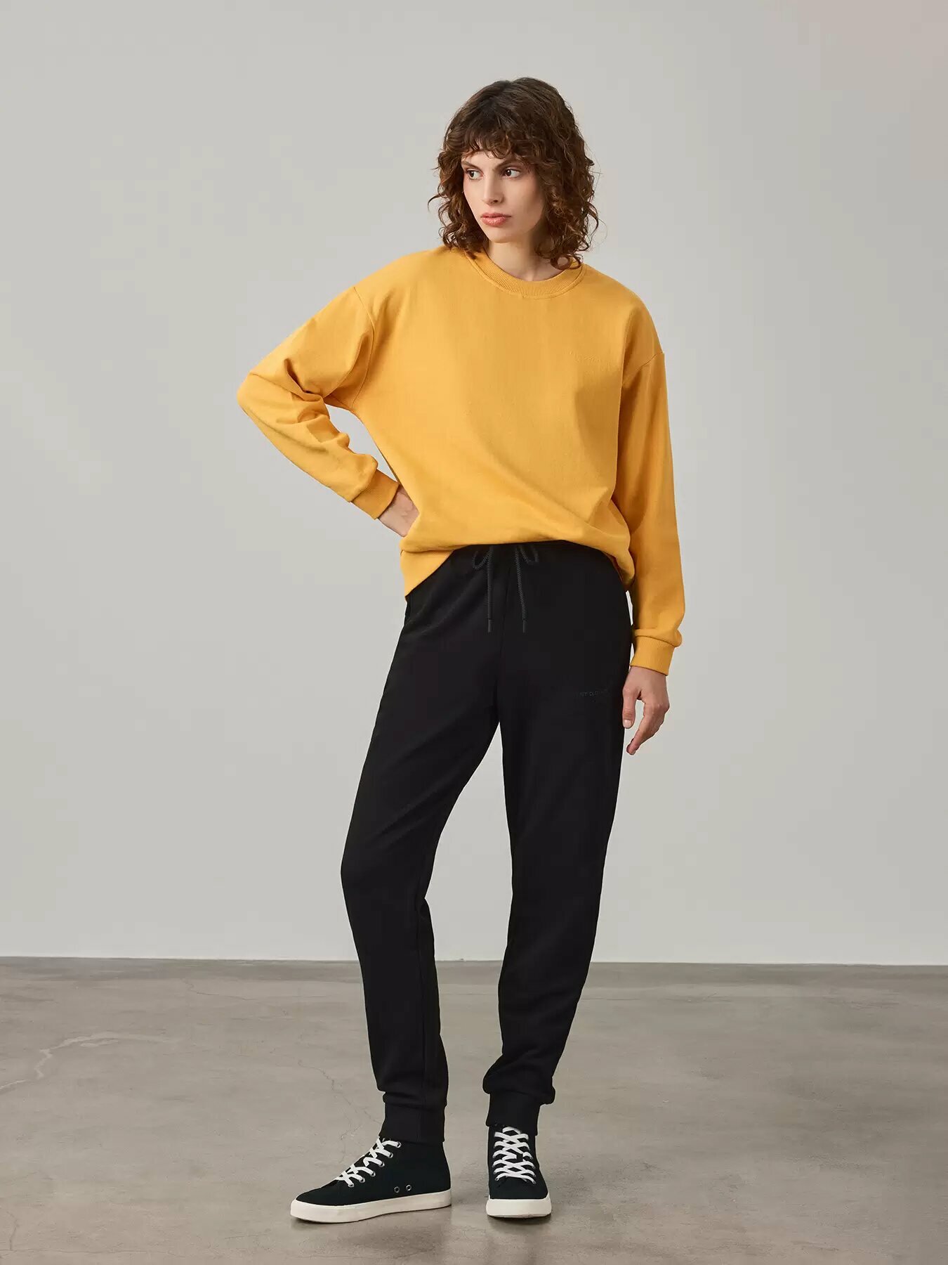 Брюки спортивные JUST CLOTHES, размер 48, черный